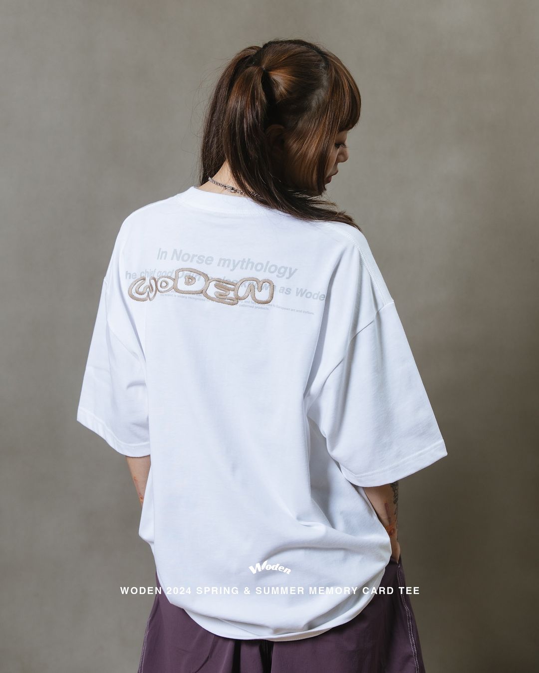 WODEN 2024 SPRING & SUMMER MEMORY CARD TEE