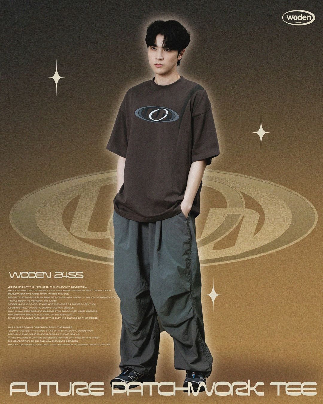 WODEN 2024 SPRING & SUMMER FUTURE PATCHWORK TEE