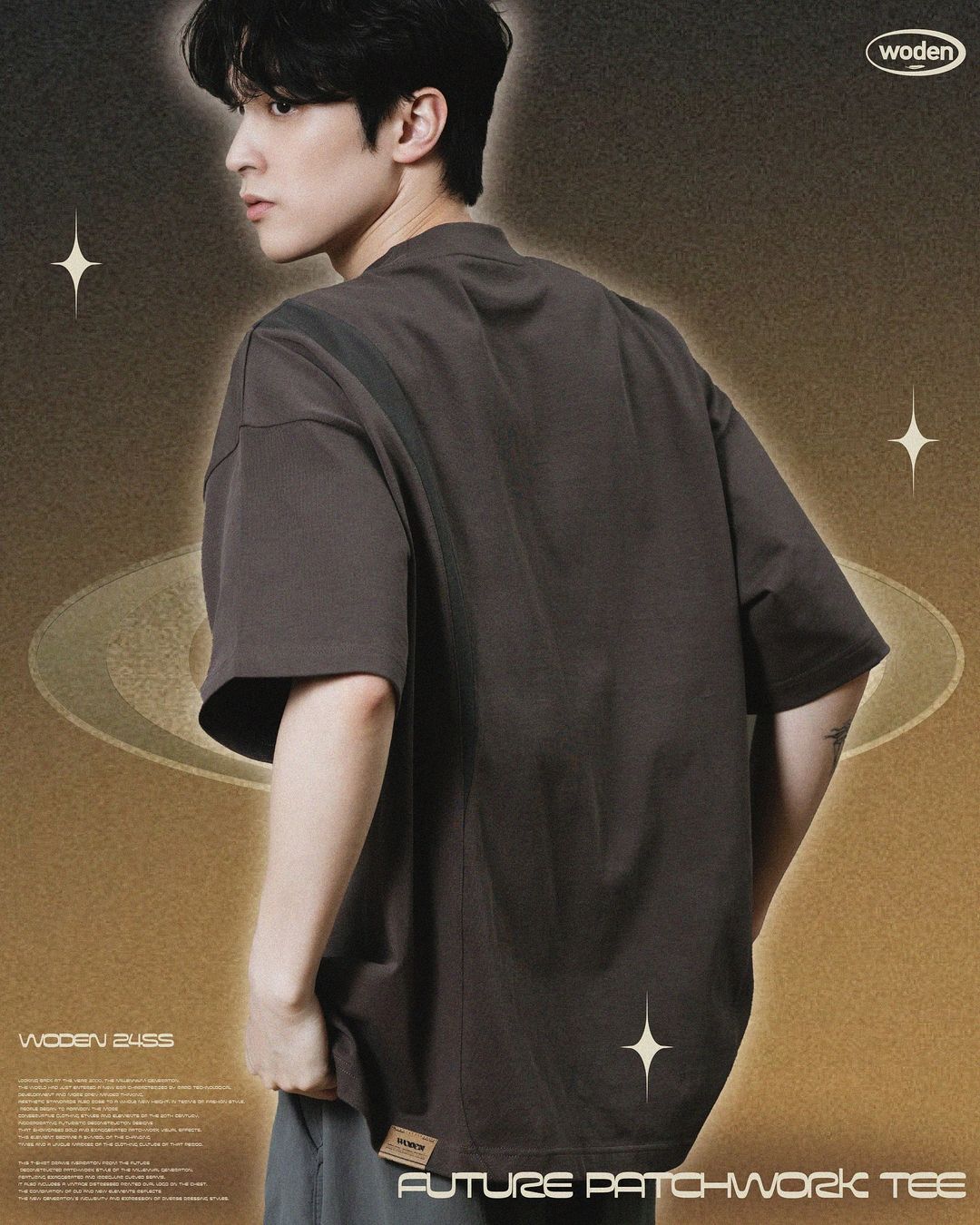 WODEN 2024 SPRING & SUMMER FUTURE PATCHWORK TEE