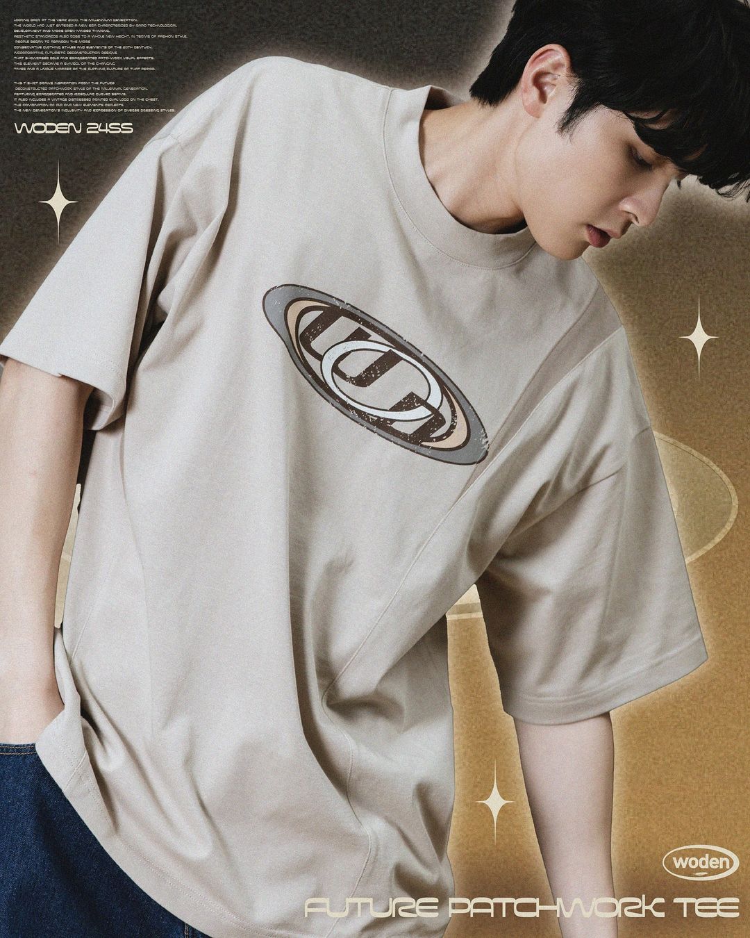 WODEN 2024 SPRING & SUMMER FUTURE PATCHWORK TEE