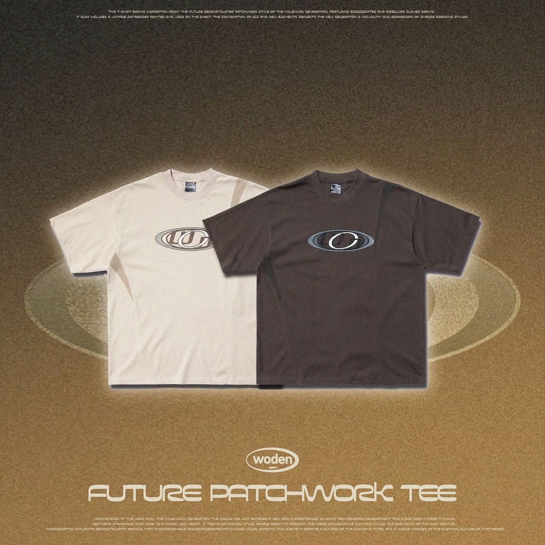 WODEN 2024 SPRING & SUMMER FUTURE PATCHWORK TEE