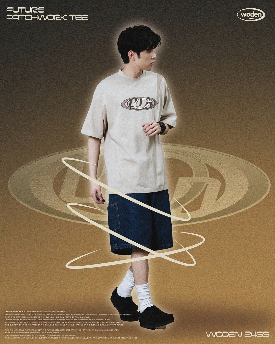 WODEN 2024 SPRING & SUMMER FUTURE PATCHWORK TEE