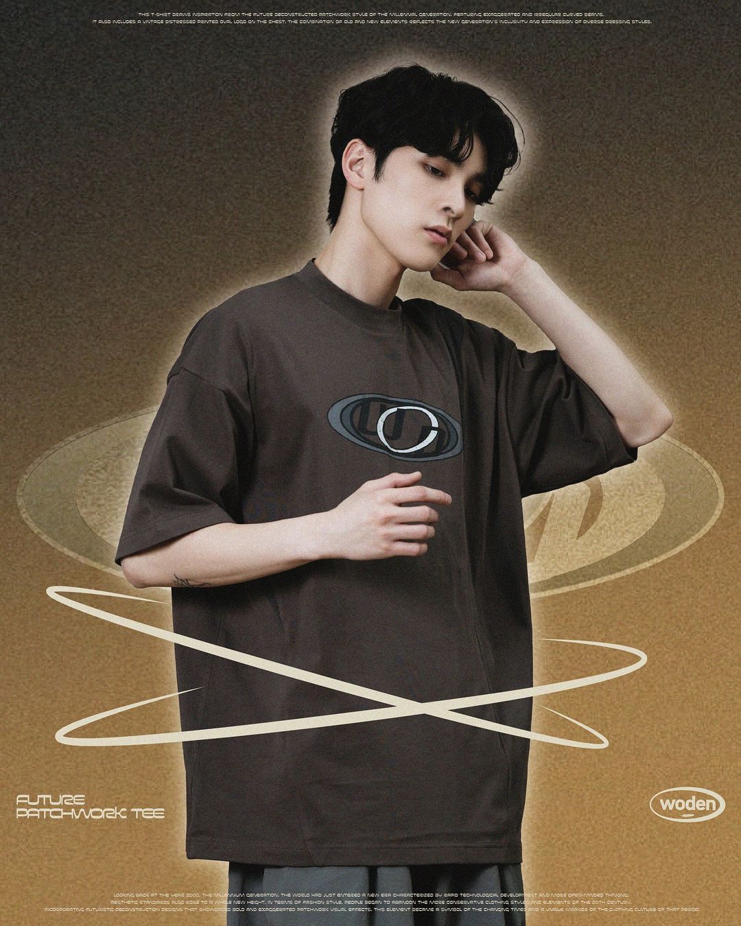 WODEN 2024 SPRING & SUMMER FUTURE PATCHWORK TEE