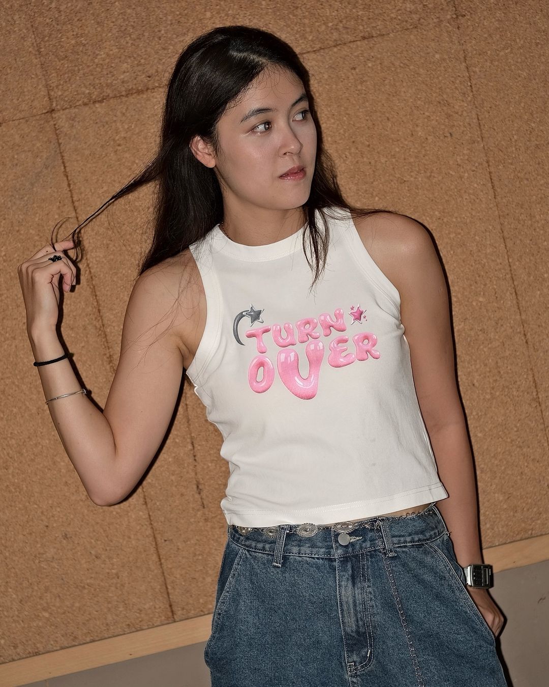 TURNOVER SUMMER TANK TOP
