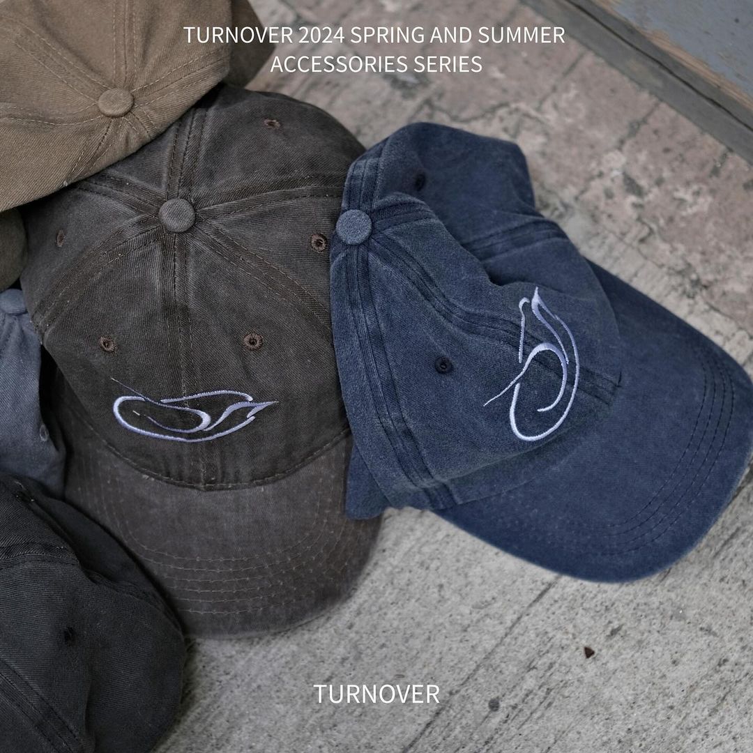 TURNOVER WASHED CAP