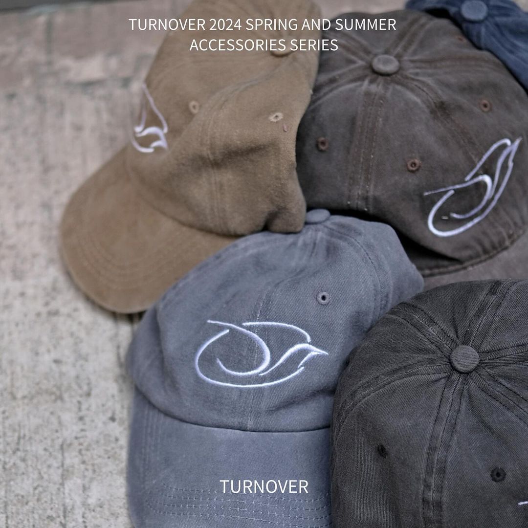 TURNOVER WASHED CAP
