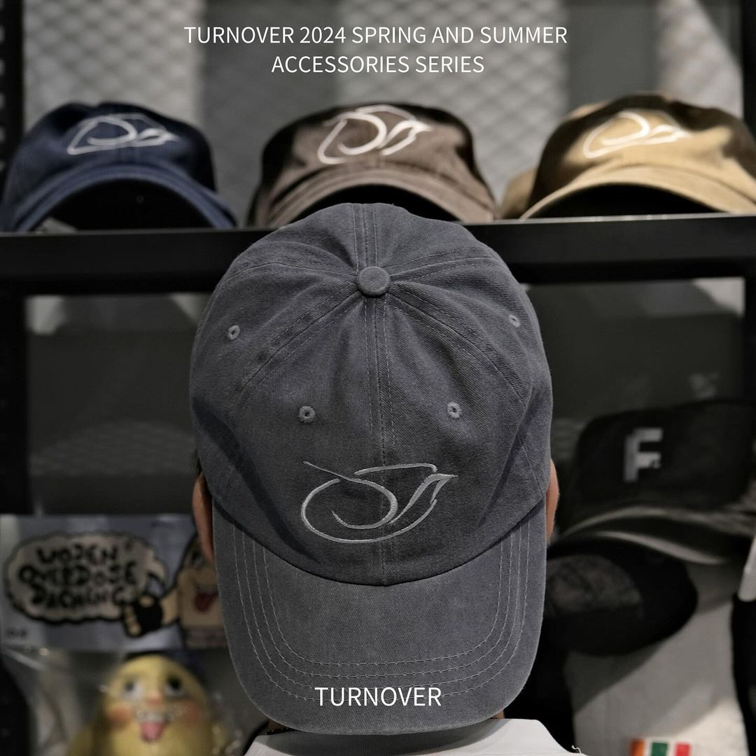 TURNOVER WASHED CAP