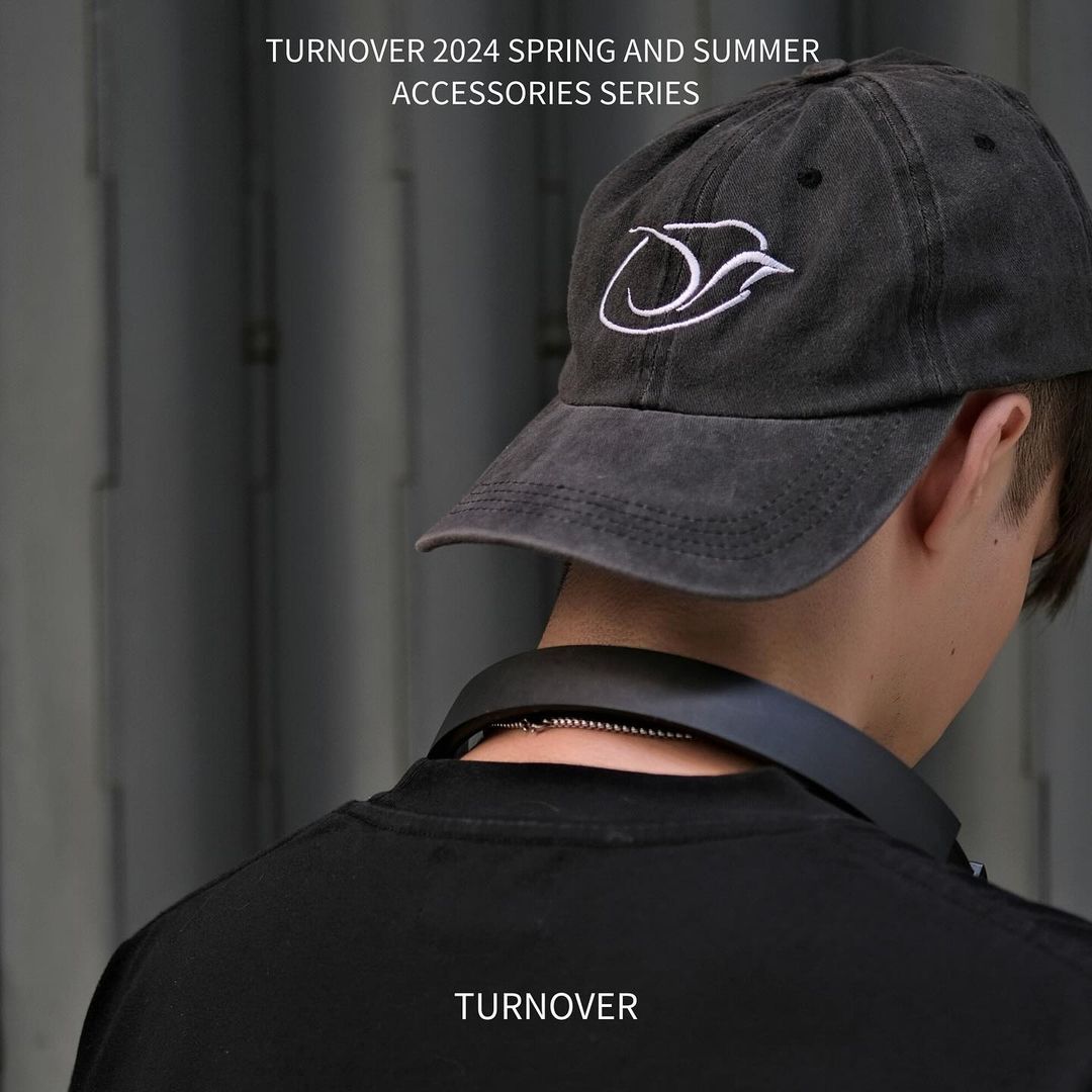 TURNOVER WASHED CAP