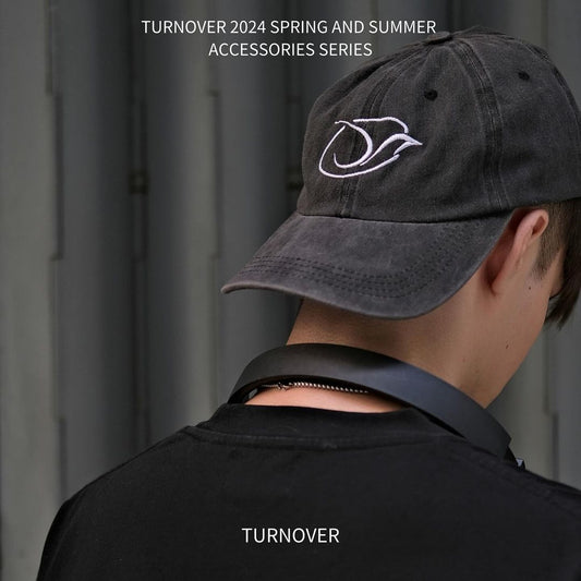 TURNOVER WASHED CAP
