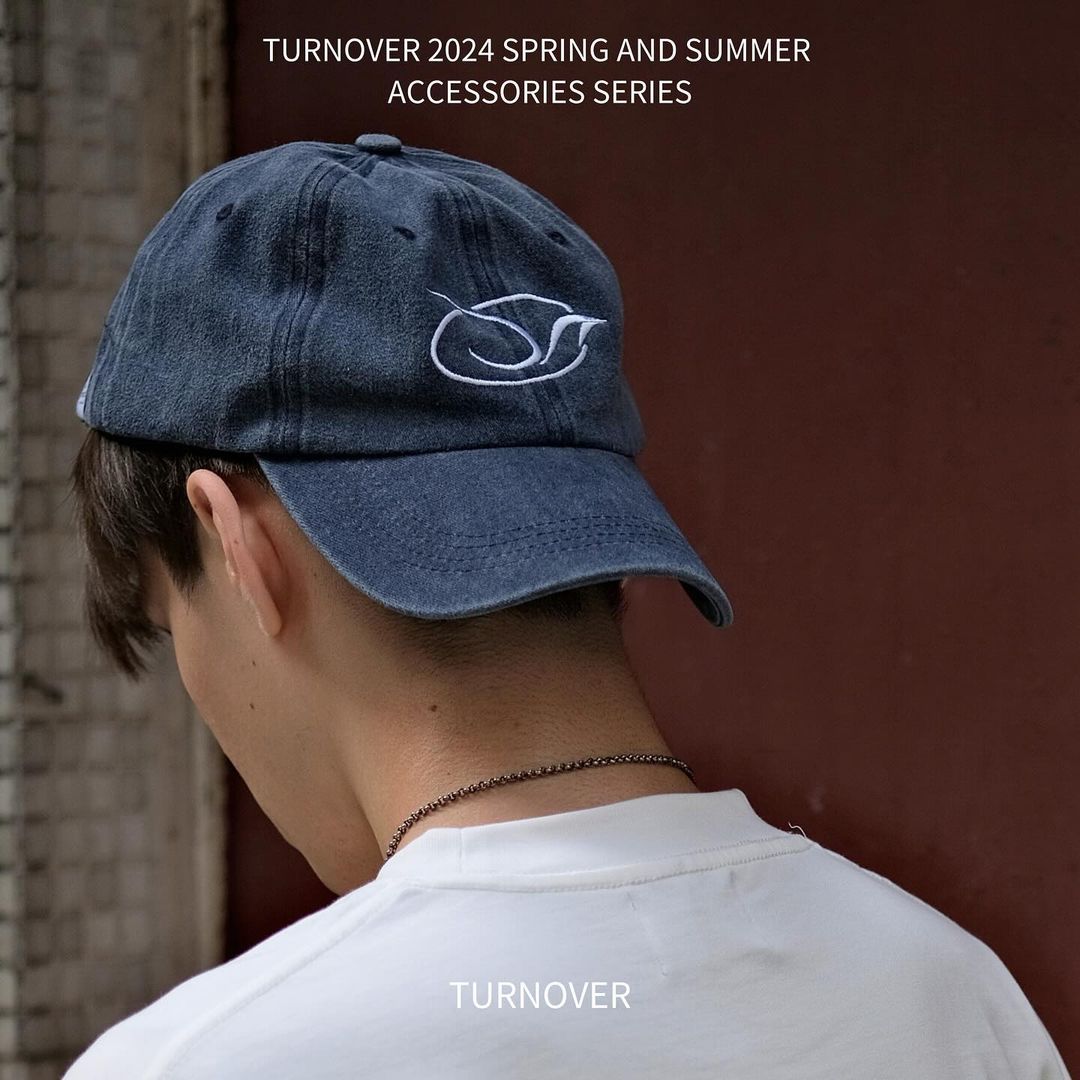 TURNOVER WASHED CAP