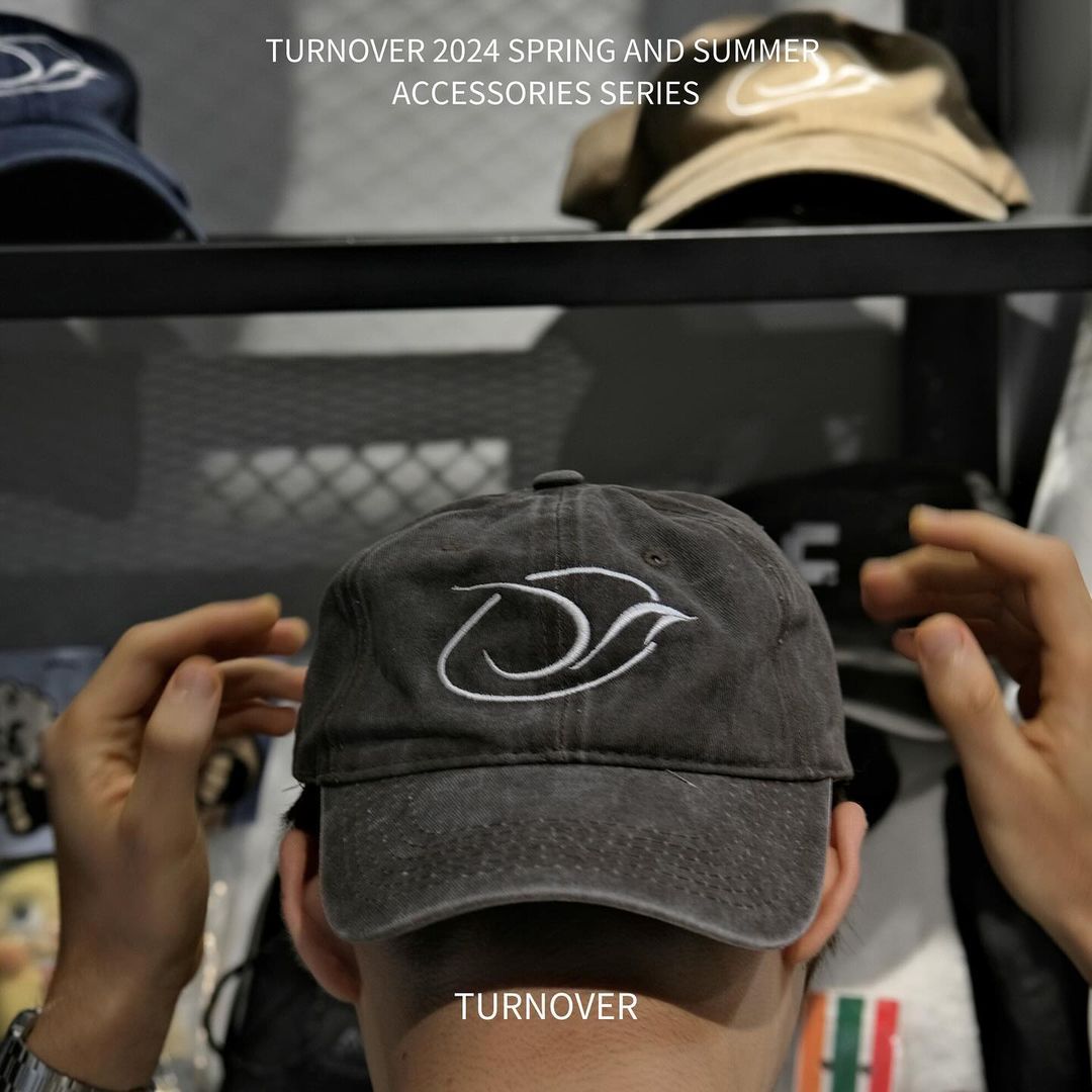 TURNOVER WASHED CAP