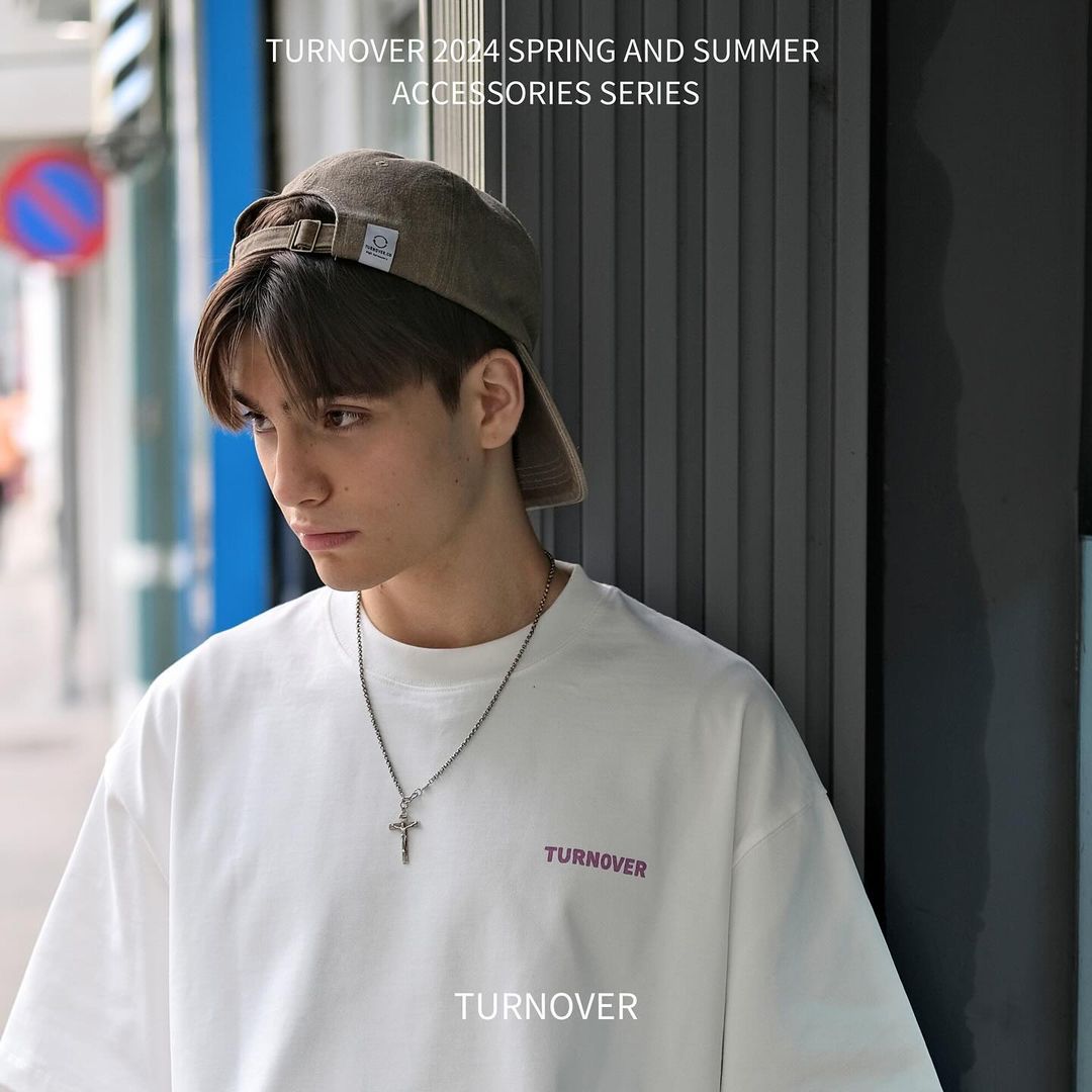 TURNOVER WASHED CAP