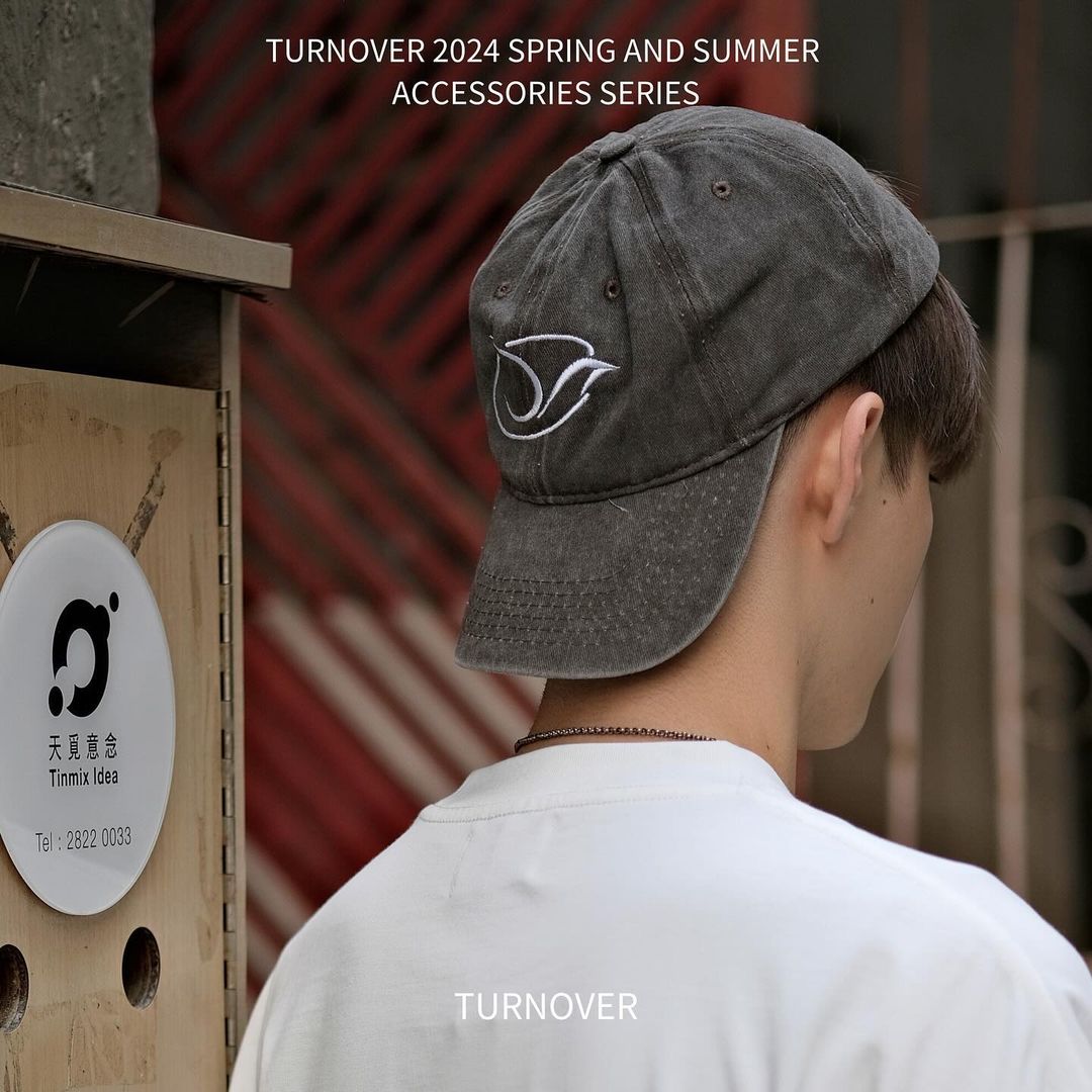 TURNOVER WASHED CAP