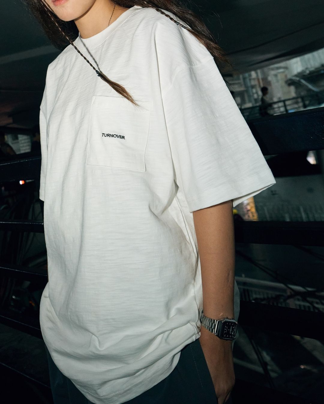 TURNOVER JERSEY COTTON T-SHIRT