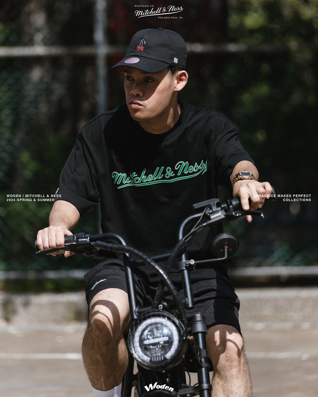 WODEN / MITCHELL & NESS 2024 SPRING & SUMMER CHEERY BASKETBALL CAP