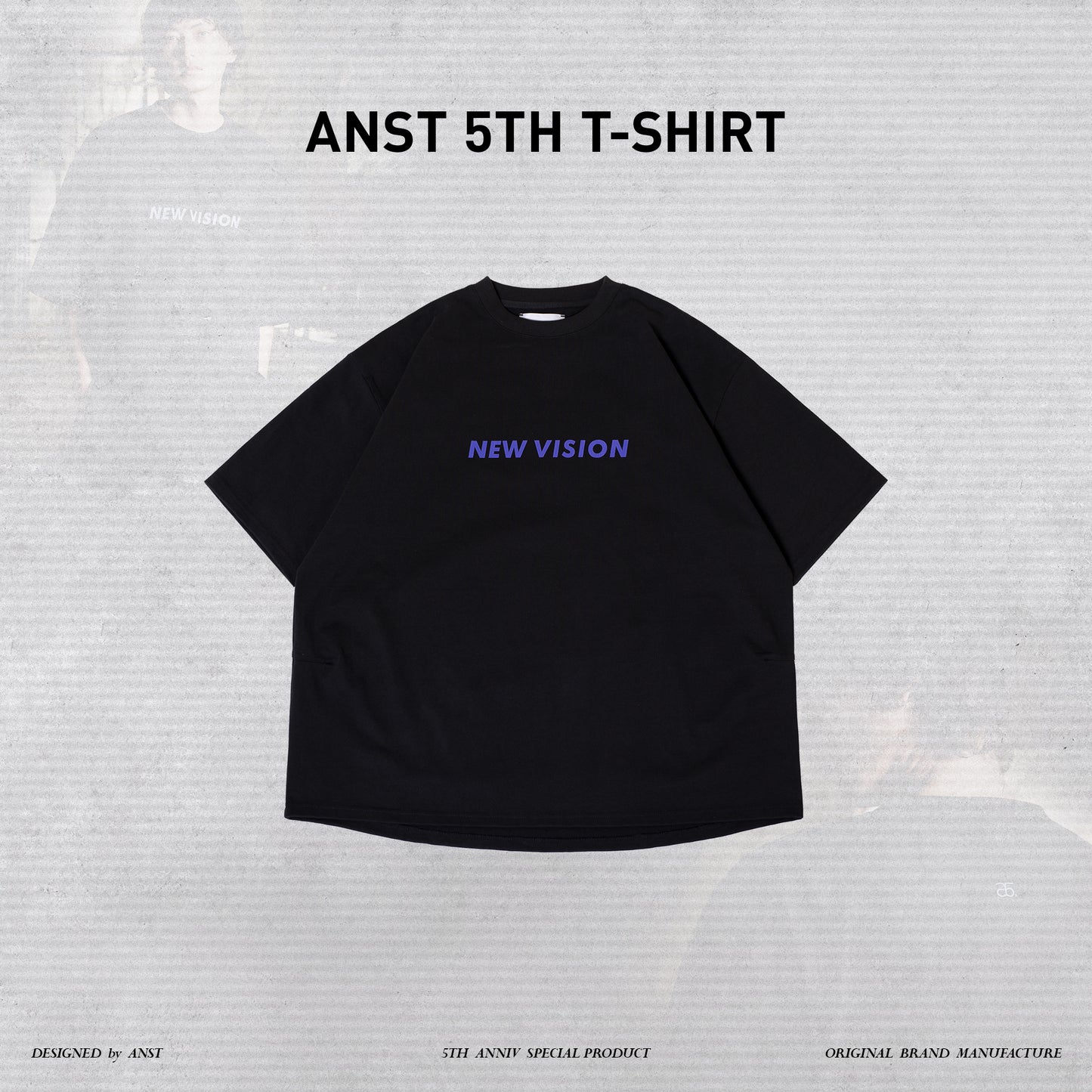 ANST "a5" 5th_NEW VISION Tee/黑色