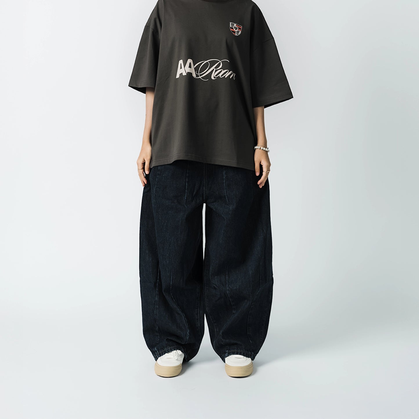 A.A JP Dark Denim Baggy Pants