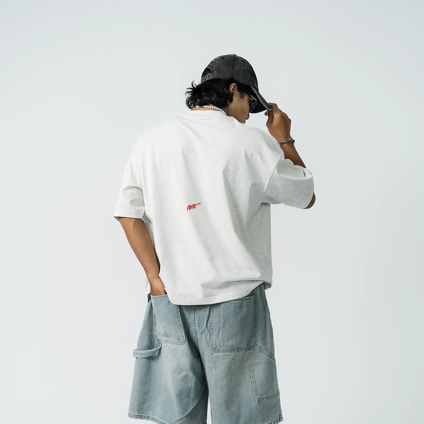 A.A Room Graphic Tee Light Grey