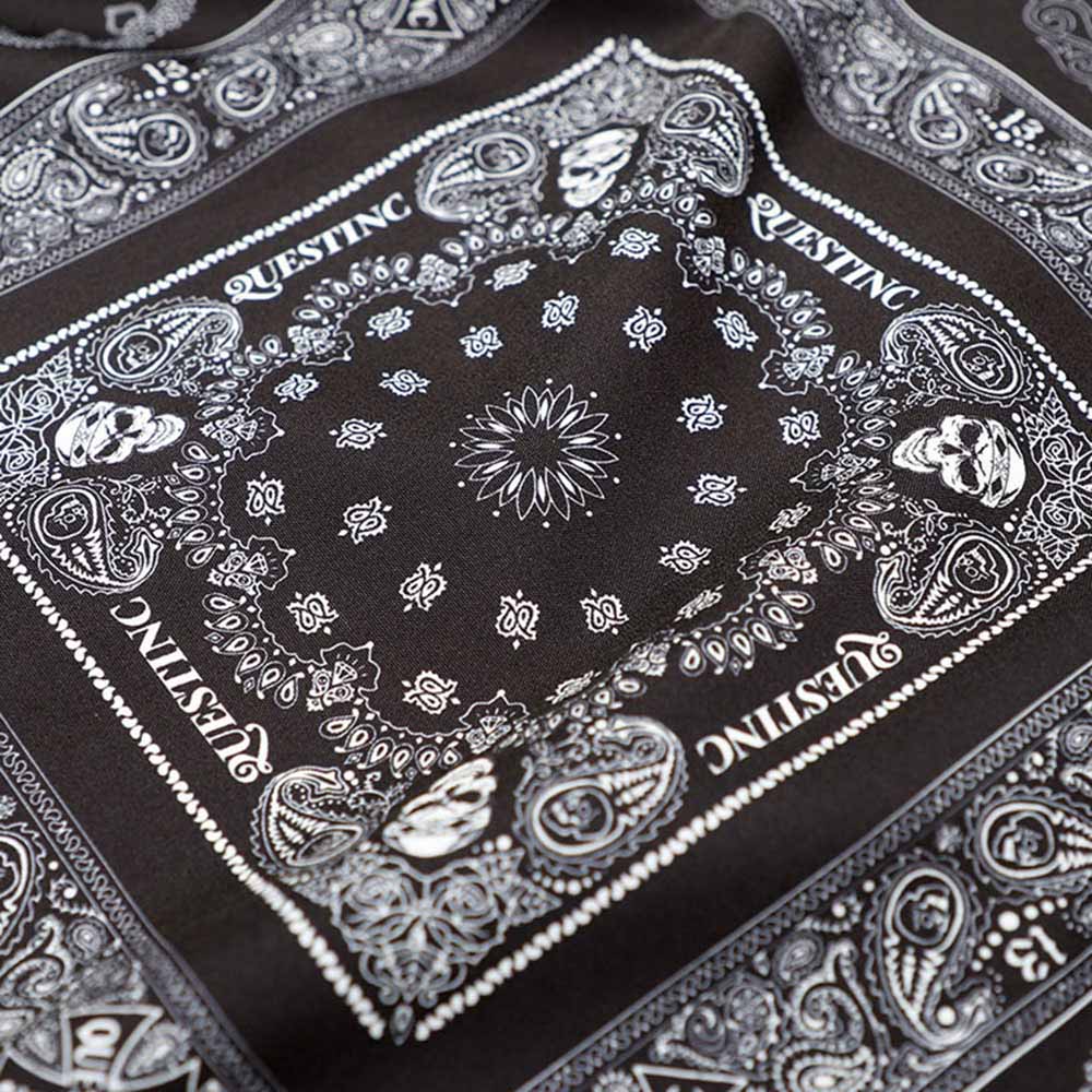 【QUEST】PAISLEY PRINT SHIRT-變形蟲圖騰襯衫 古巴領 圖騰 短袖 襯衫 外搭