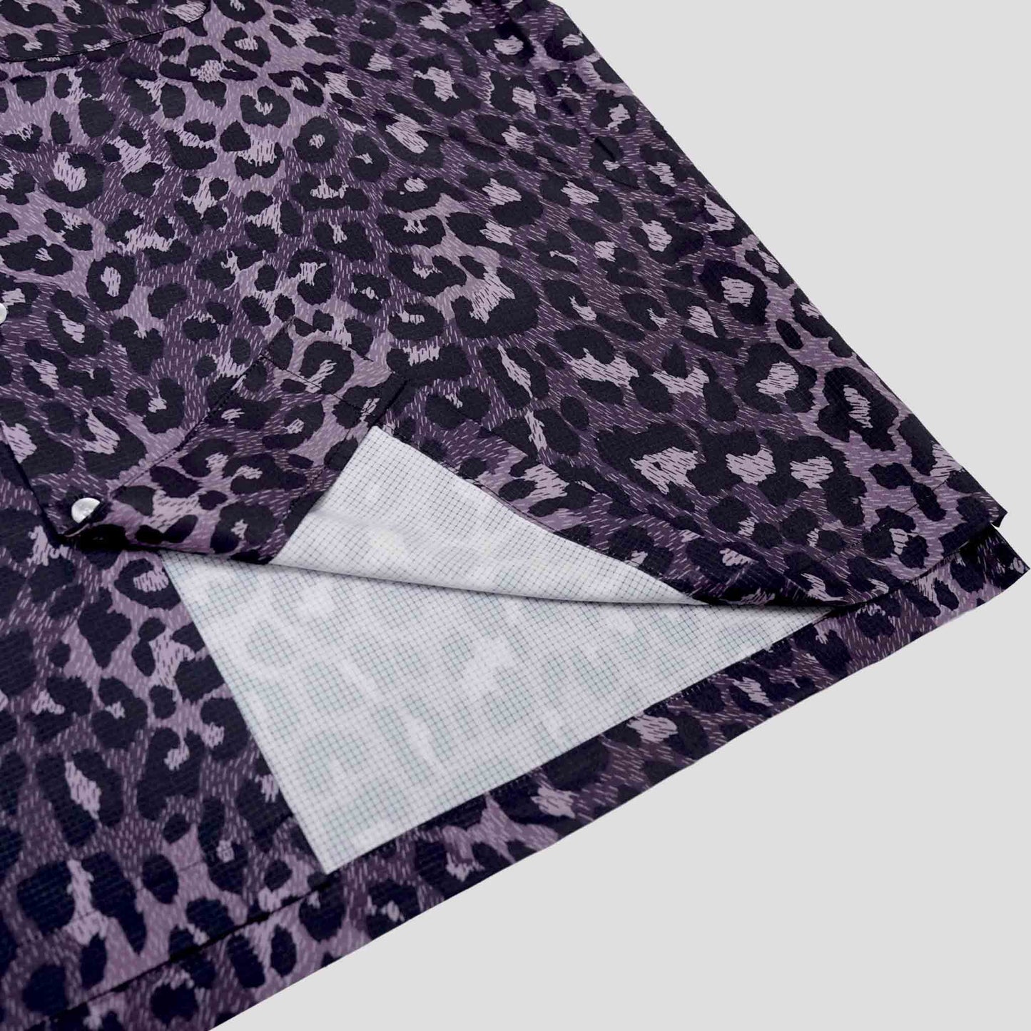 QUEST Leopard Print Shirt 涼感紫色豹紋襯衫