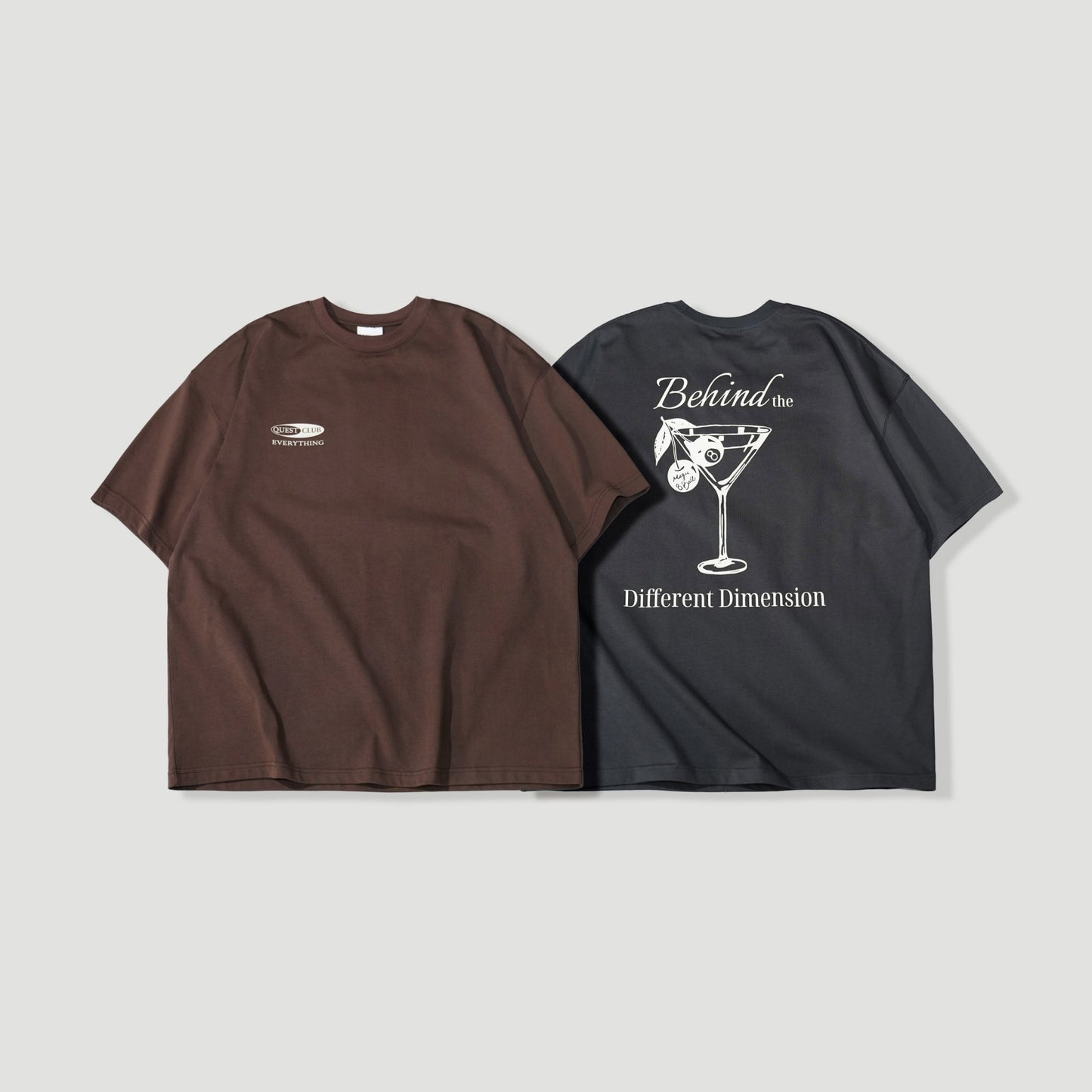 QUEST COCKTAIL GLASS TEE 酒杯 短T