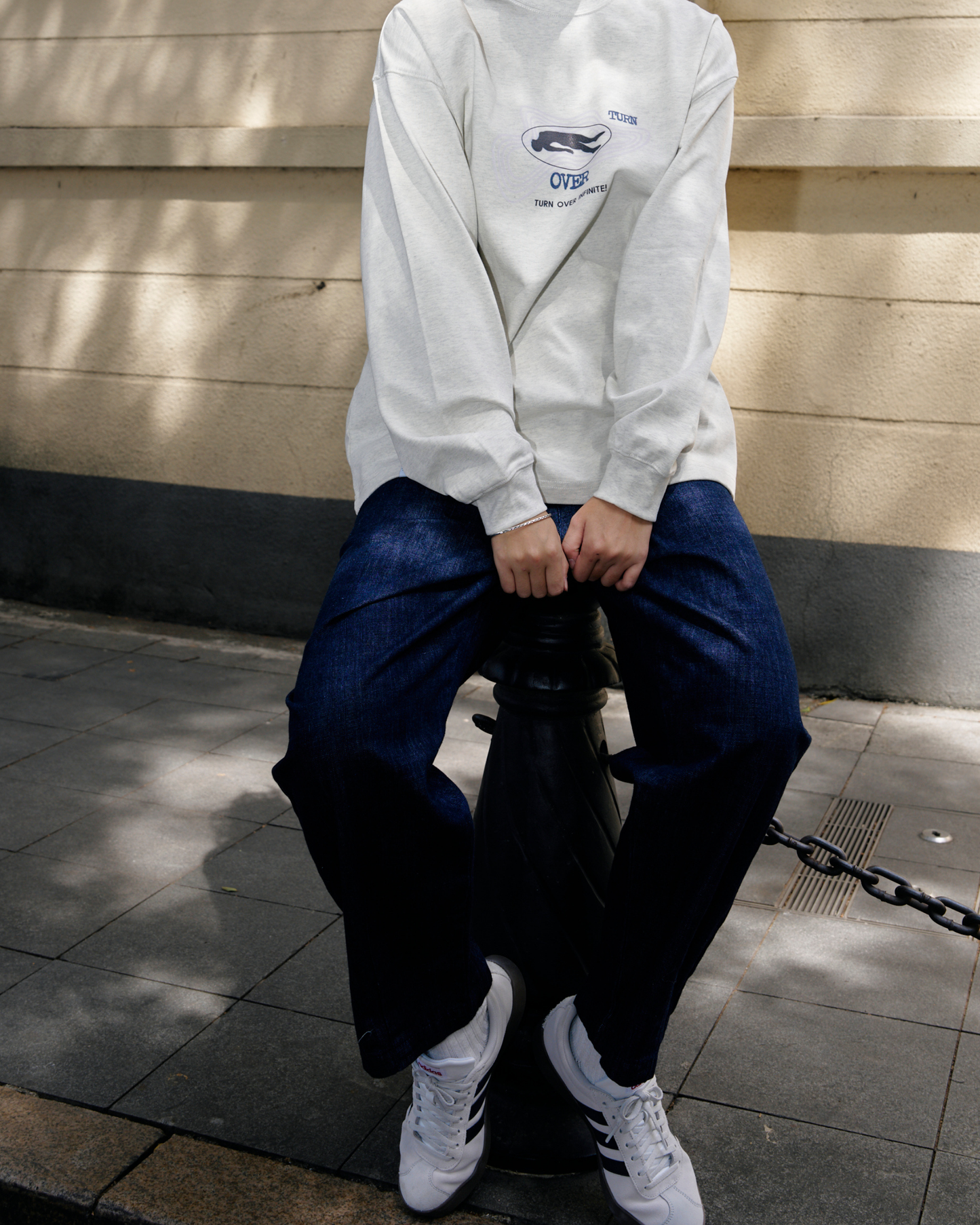 TURNOVER DENIM JEANS