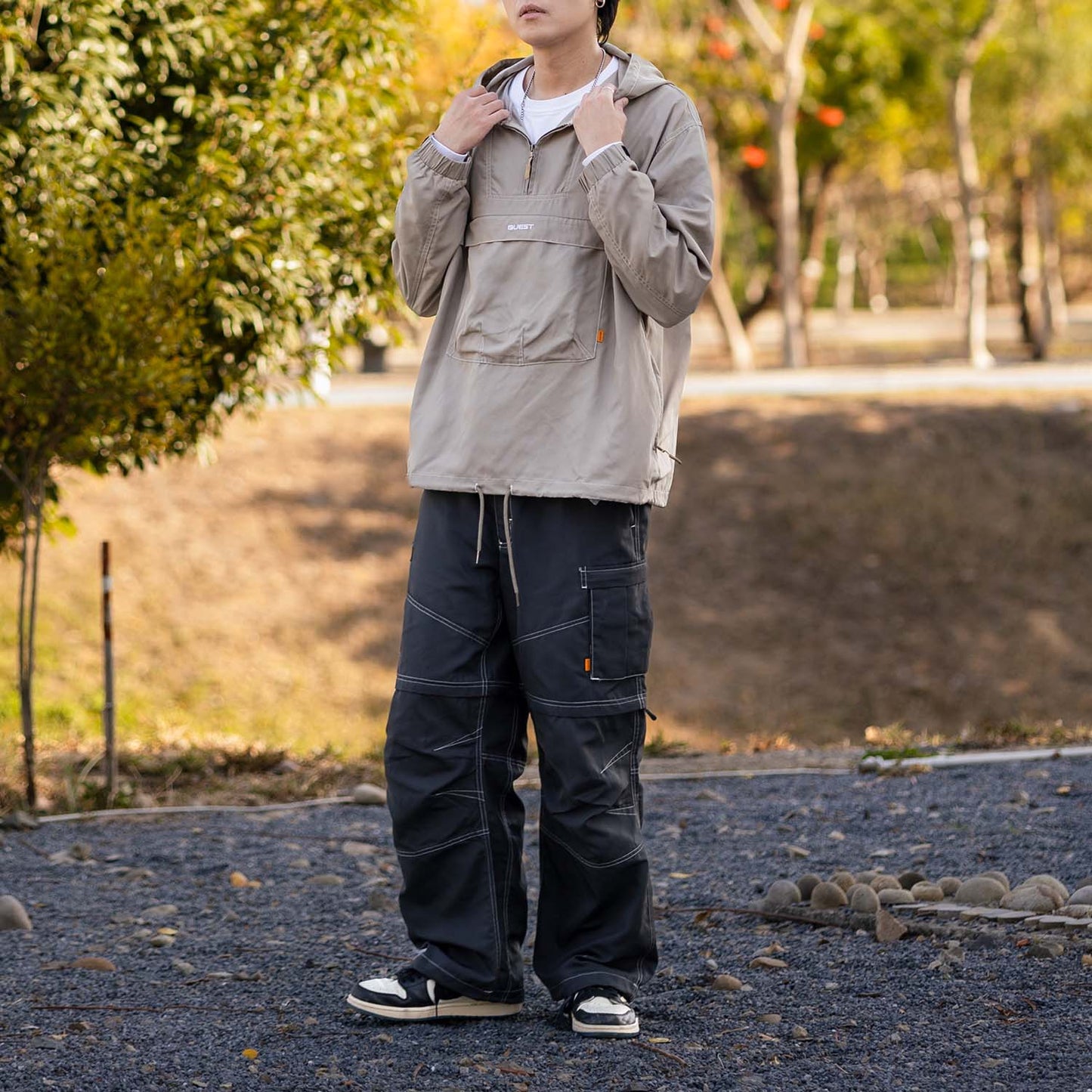 NYLON CARGO PANTS 尼龍口袋工作褲