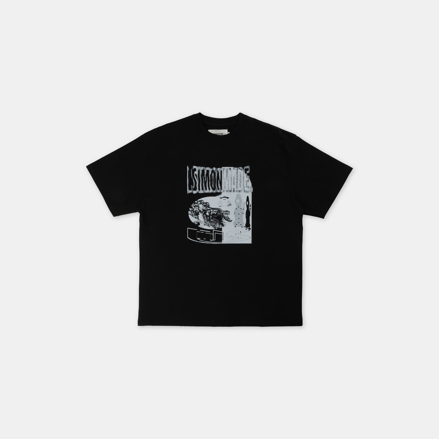 SIMON MADE MK-0404 SIMON FRIEND 雜訊 幻影 短T