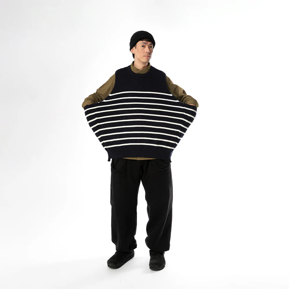 TMCAZ - Wool-blend Dropped Knit Vest