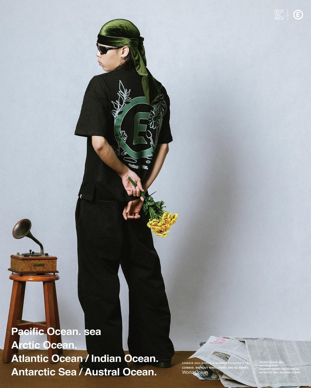 Cowave 2023 Spring & Summer Flower LOGO Tee