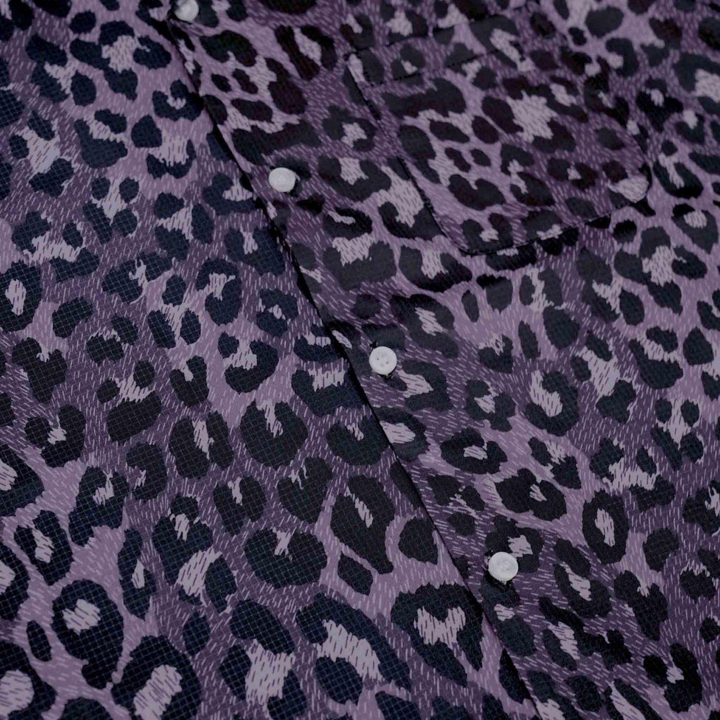 QUEST Leopard Print Shirt 涼感紫色豹紋襯衫