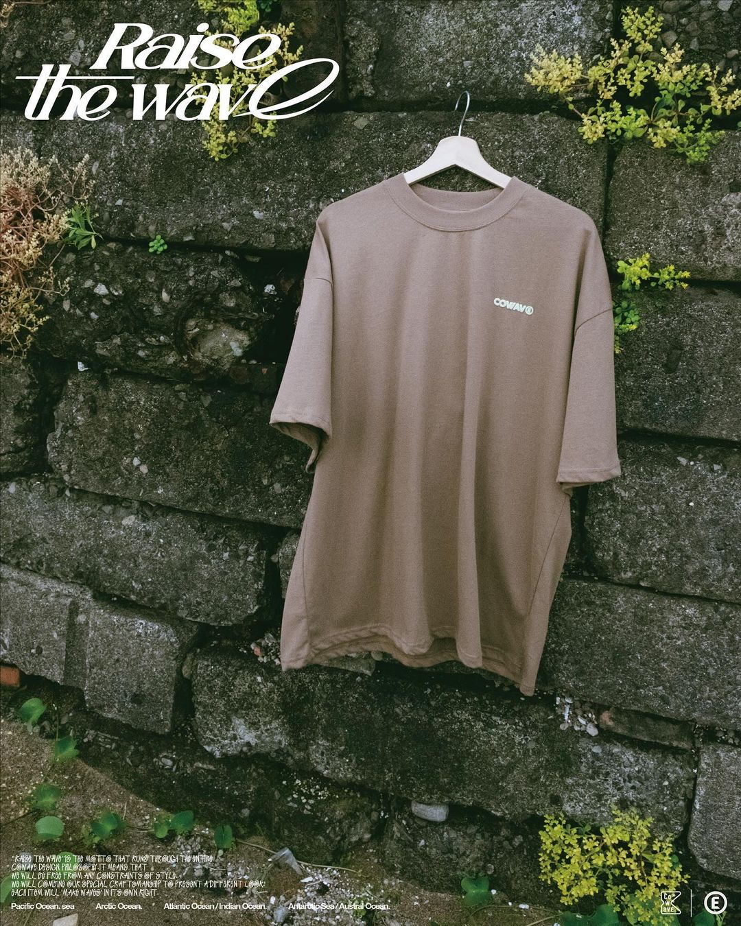 Cowave.tw 24SS DICE Foam Printing Logo Tee