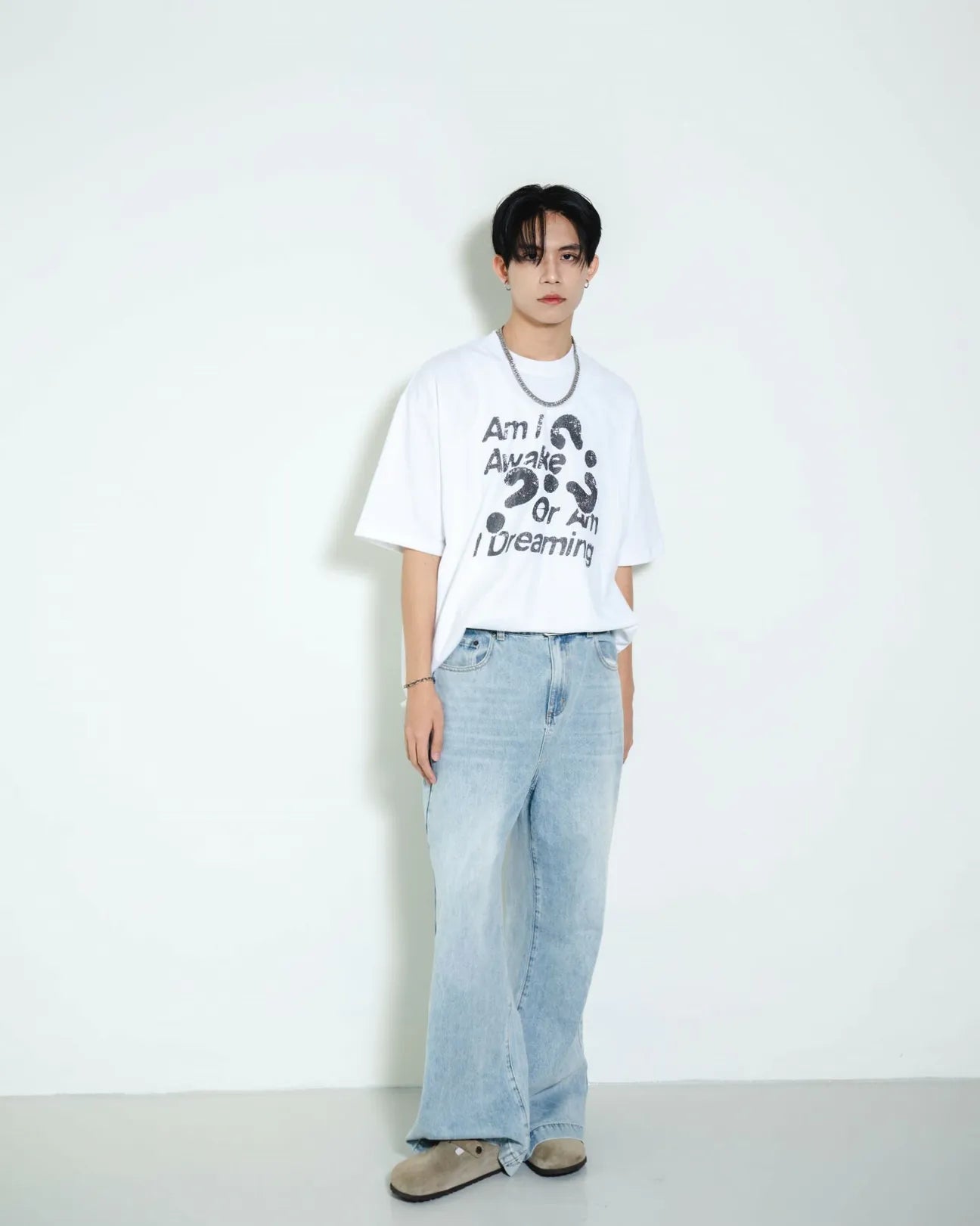 SIMON MADE BW-2419 BAGGY BOOTCUT 闊腿 牛仔褲