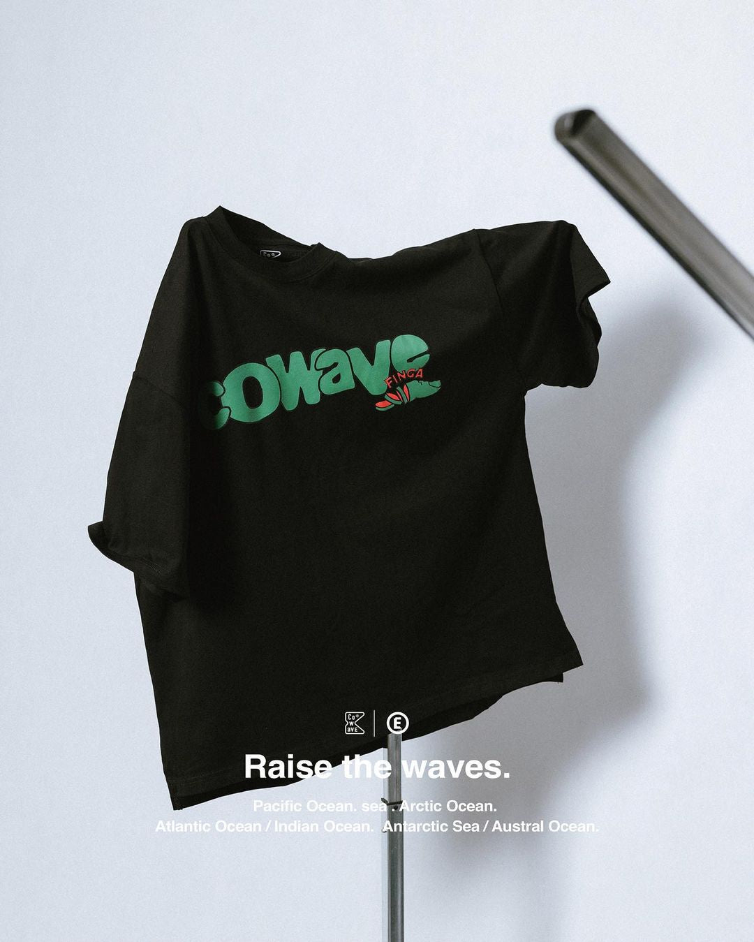 Cowave 2023-24 Fall & Winter Finger LOGO tee