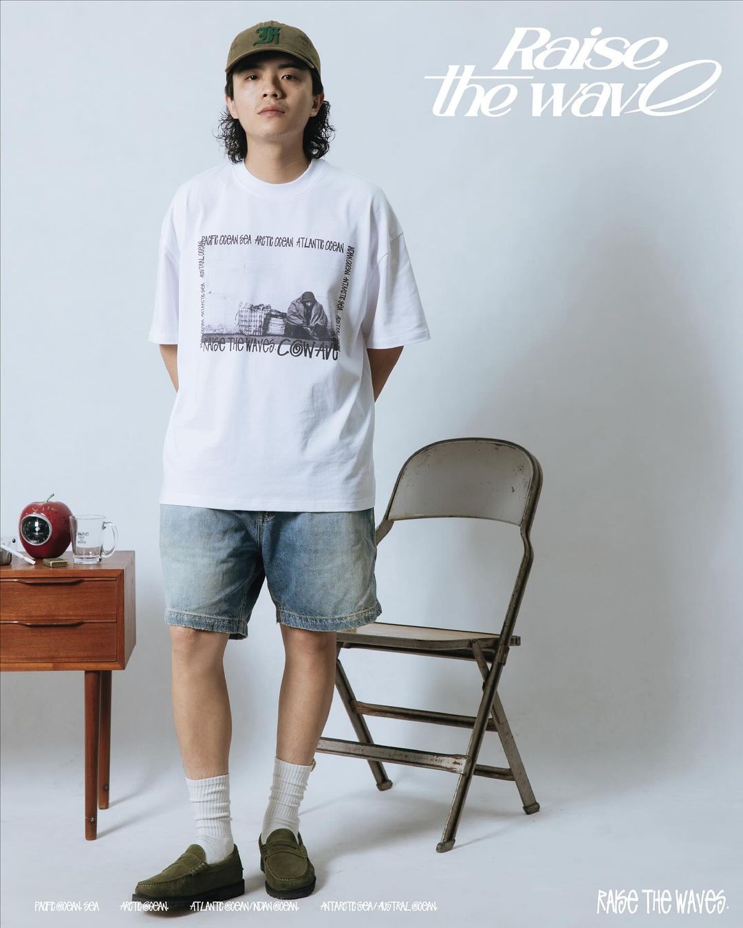 COWAVE 2024 Spring & Summer Begging Picture Font Tee