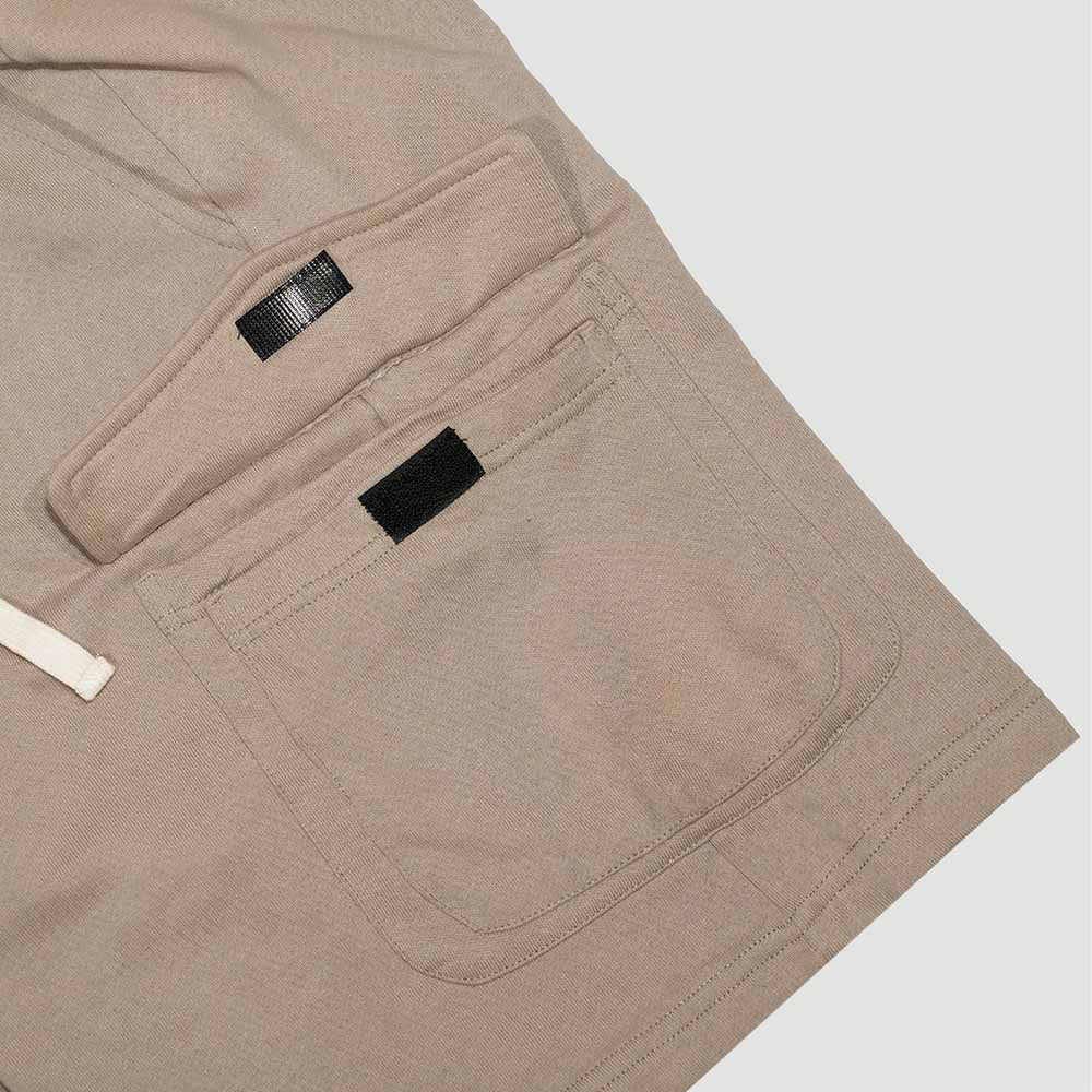 【QUEST】CARGO SWEAT SHORTS - 側面口袋棉質短褲