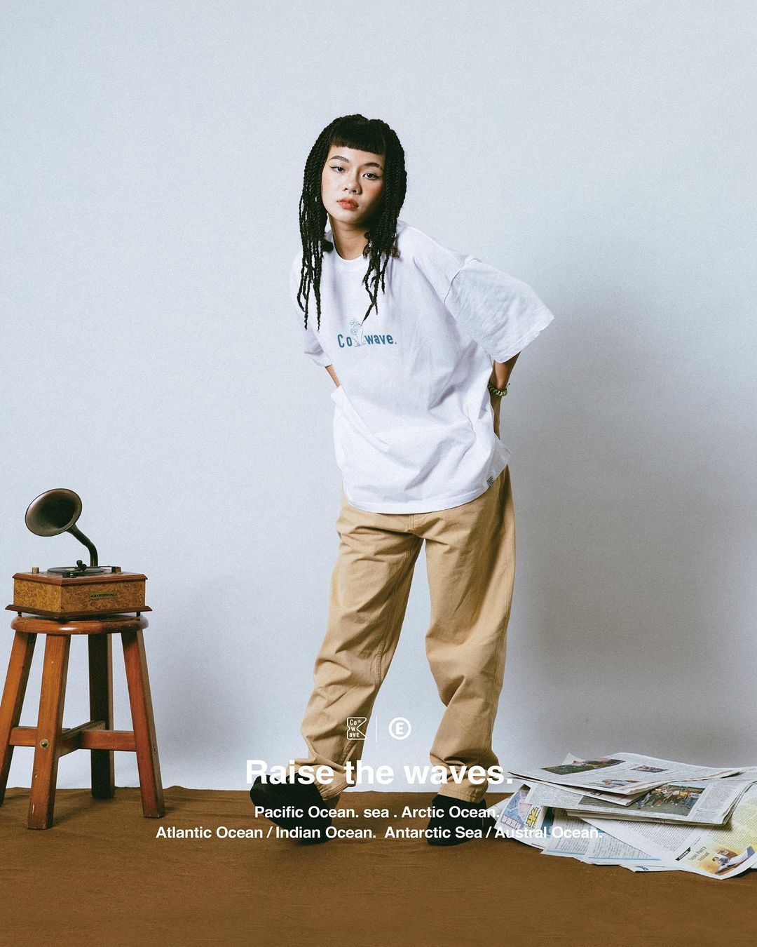 Cowave 2023 Spring & Summer Flower LOGO Tee