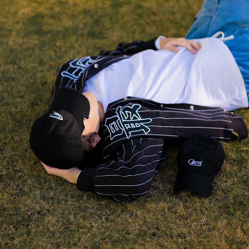 QUEST BASIC LOGO DESTROYED CAP (QUEST) 破壞老帽