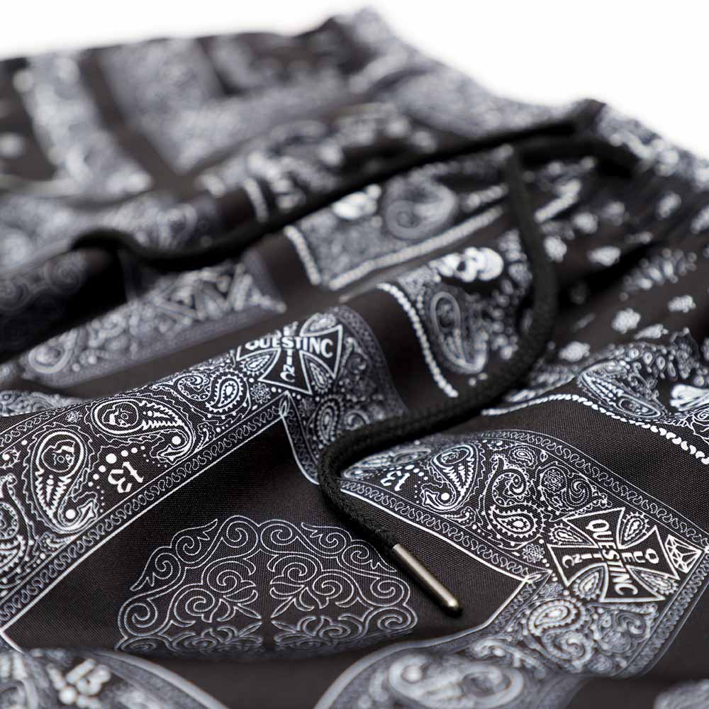 【QUEST】PAISLEY PRINT SHORTS -變形蟲圖騰短褲