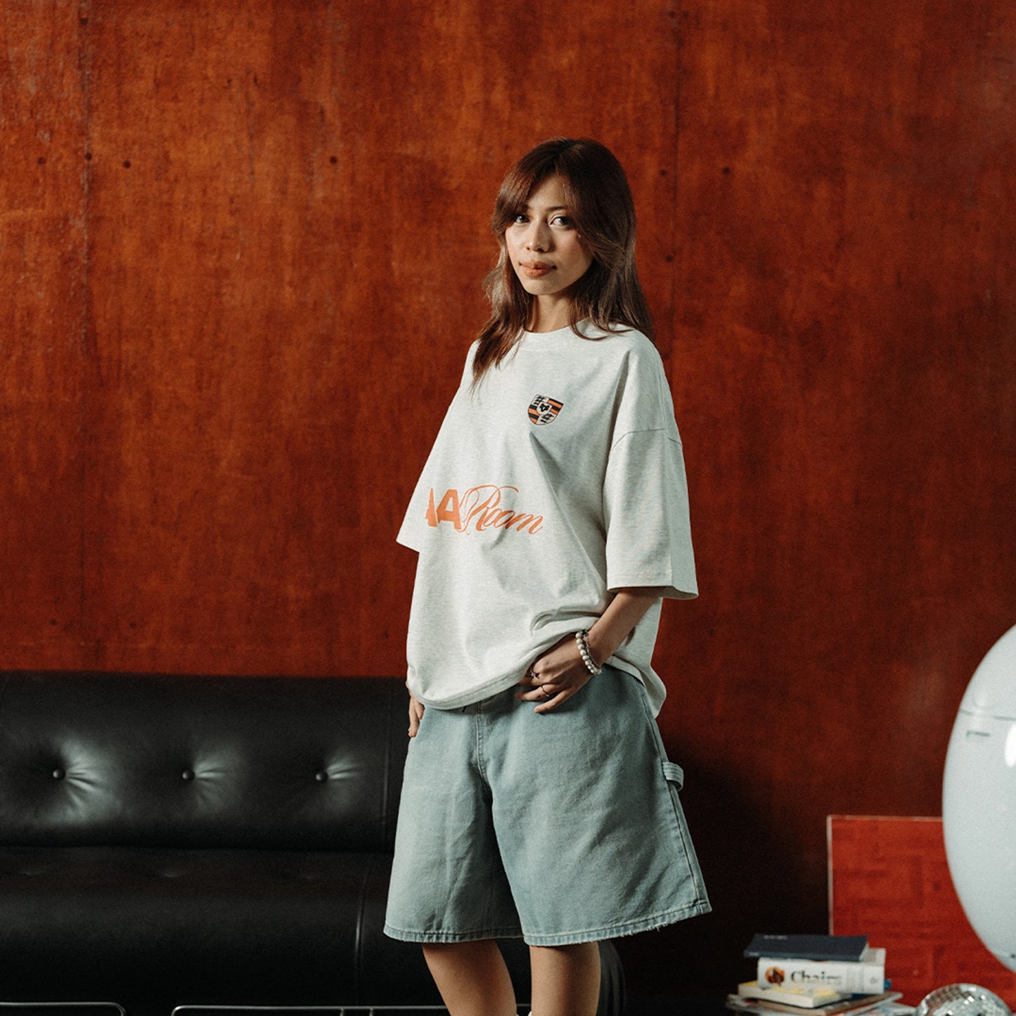A.A Room Graphic Tee Light Grey