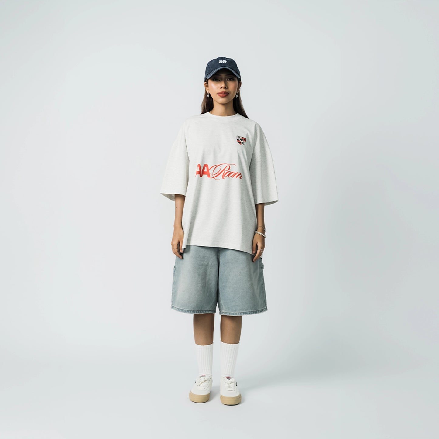 A.A Room Graphic Tee Light Grey