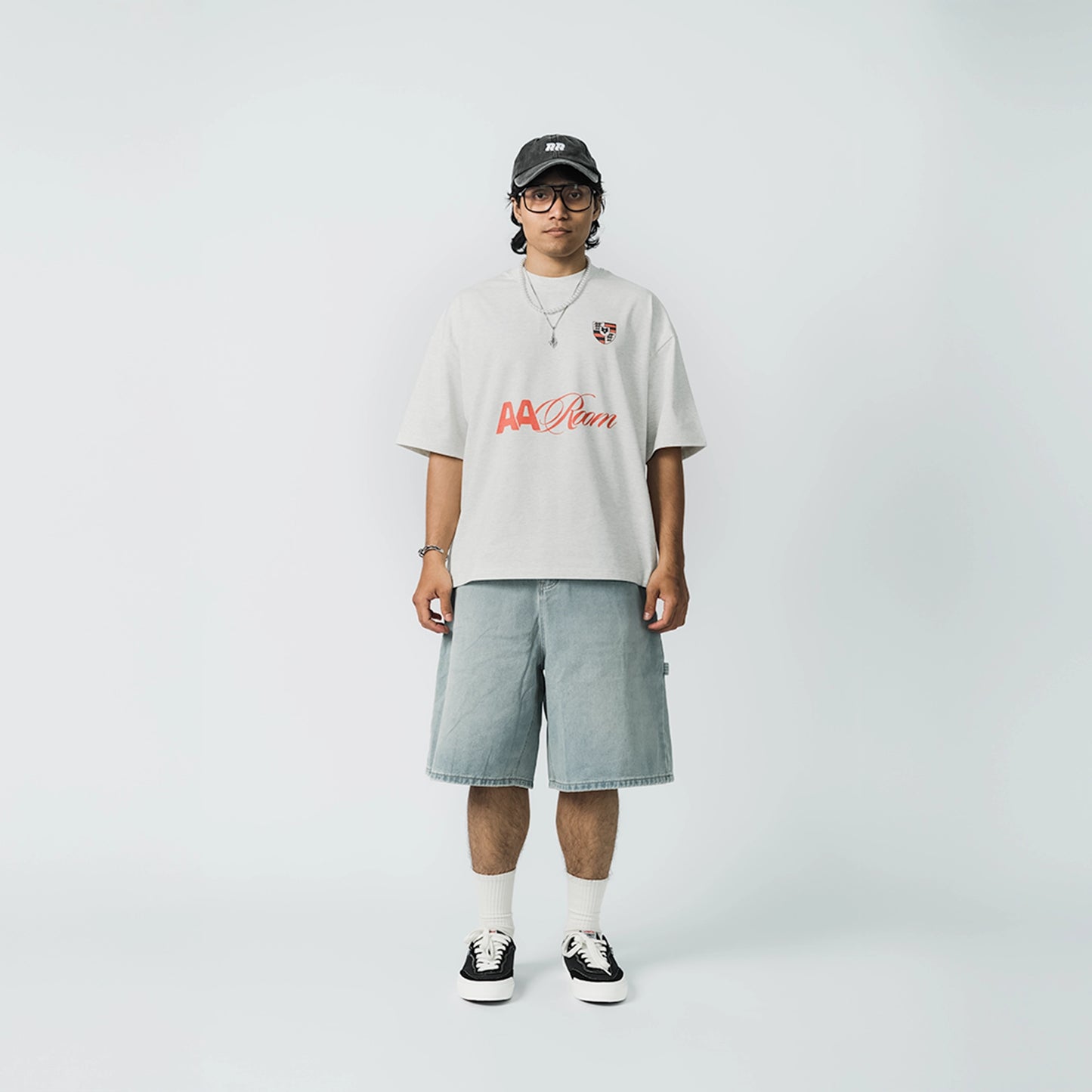 A.A Room Graphic Tee Light Grey