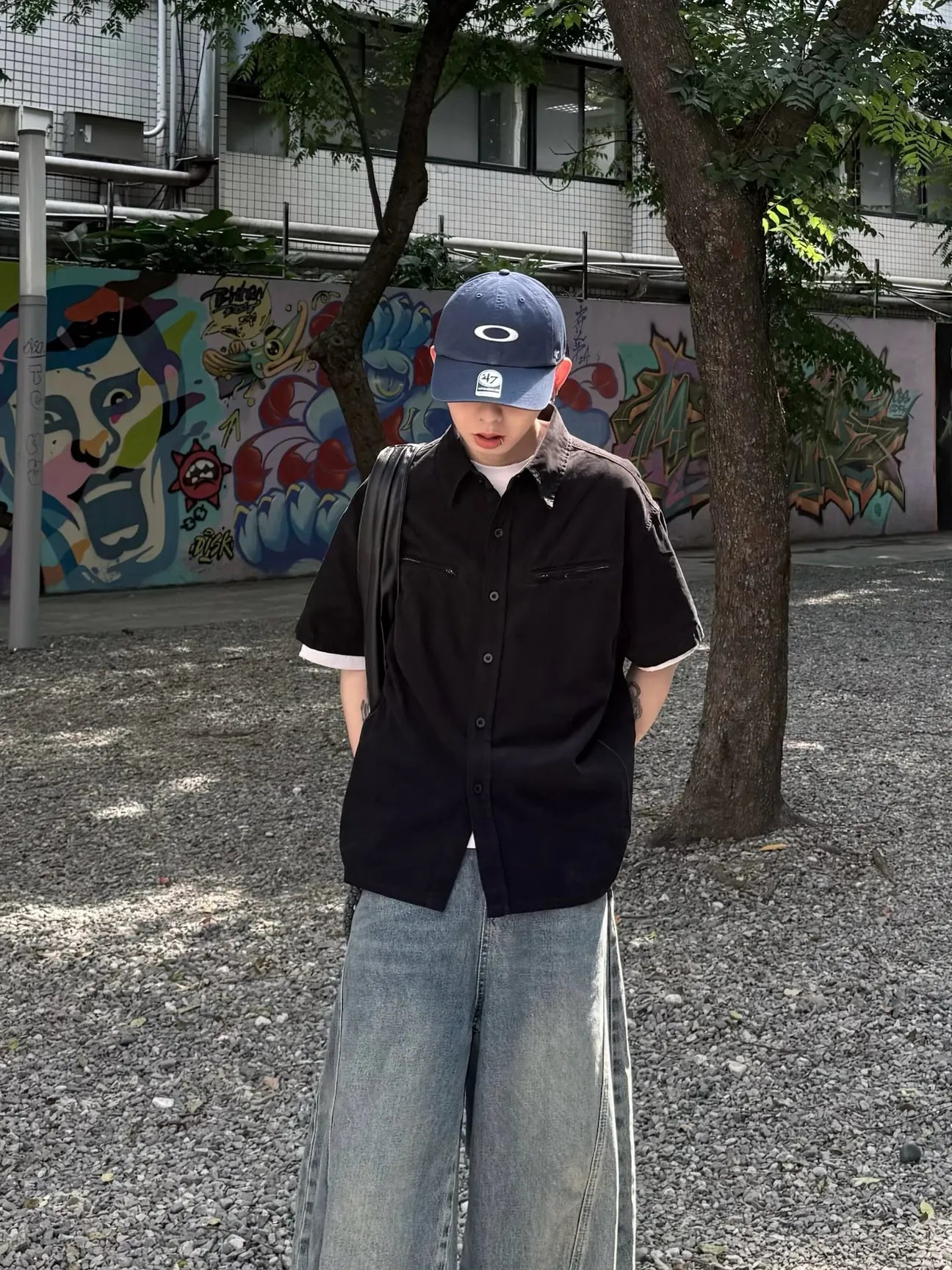 SIMON MADE TS-2518 美式 底特律 做舊 短袖 襯衫