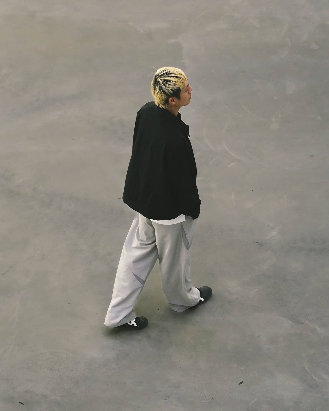 QUEST Arc Tailored Pants 弧形拼接長褲