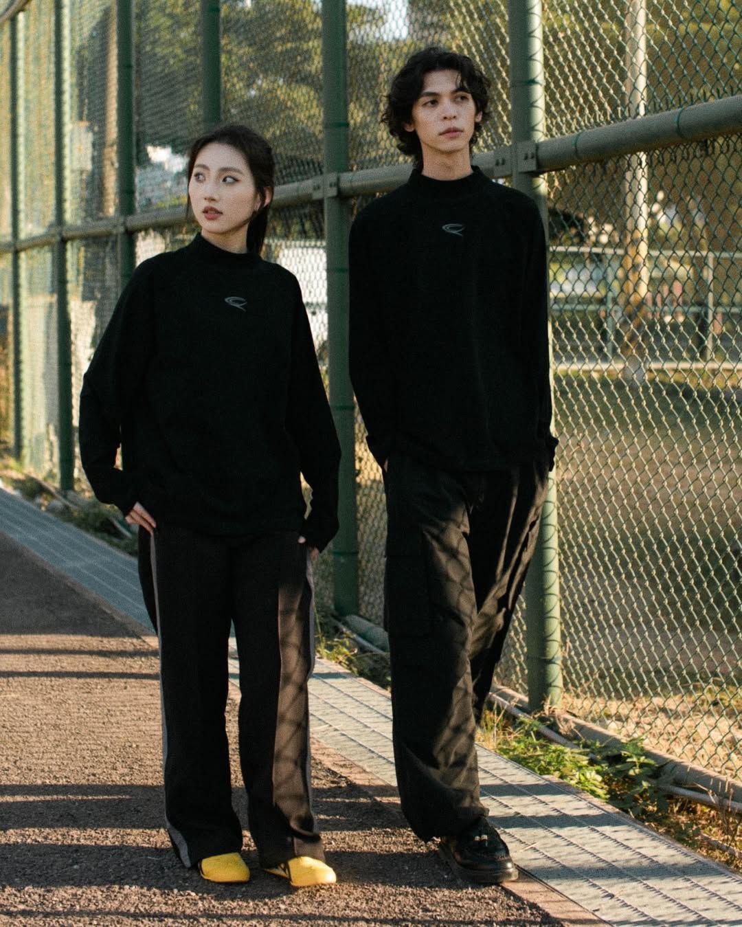 QUEST MOCK NECK LS TEE 高領長T