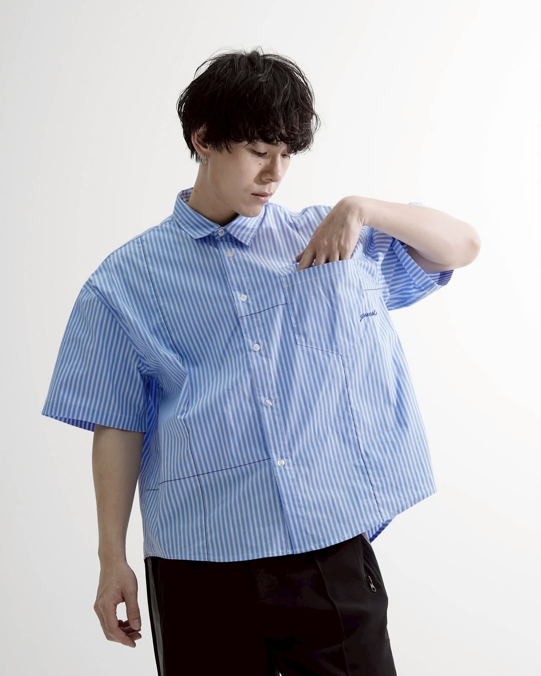 台灣品牌 QUEST Rhythm Stripe Shirt 條紋襯衫