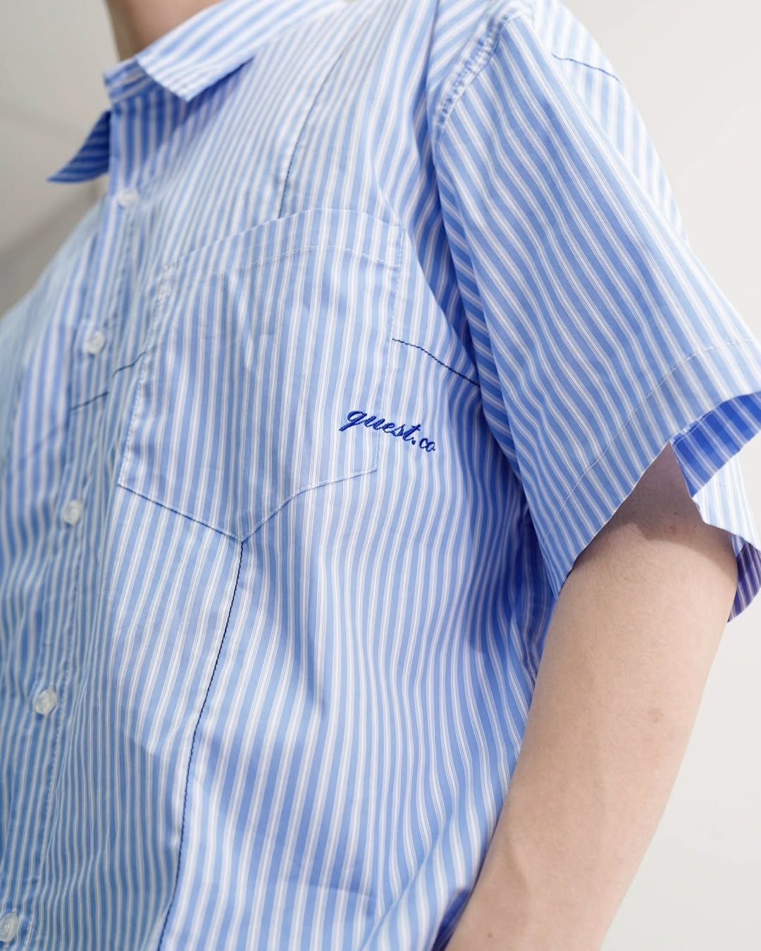 台灣品牌 QUEST Rhythm Stripe Shirt 條紋襯衫
