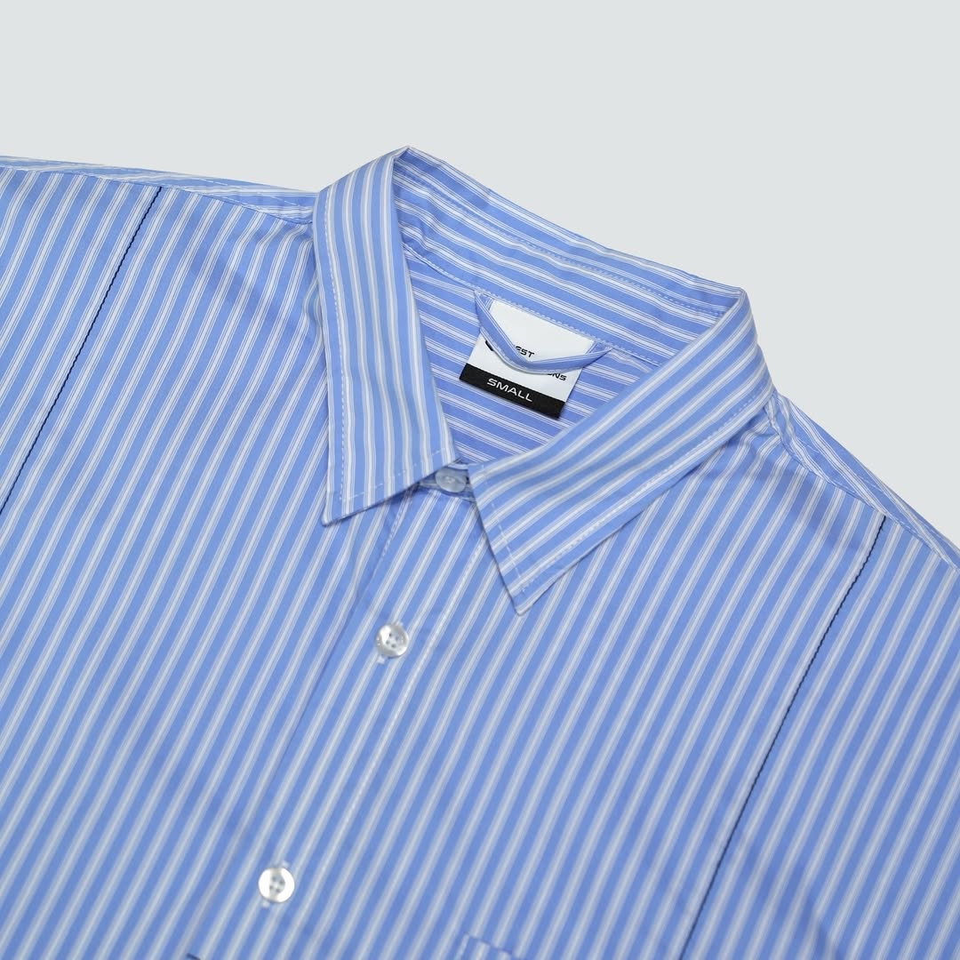 台灣品牌 QUEST Rhythm Stripe Shirt 條紋襯衫