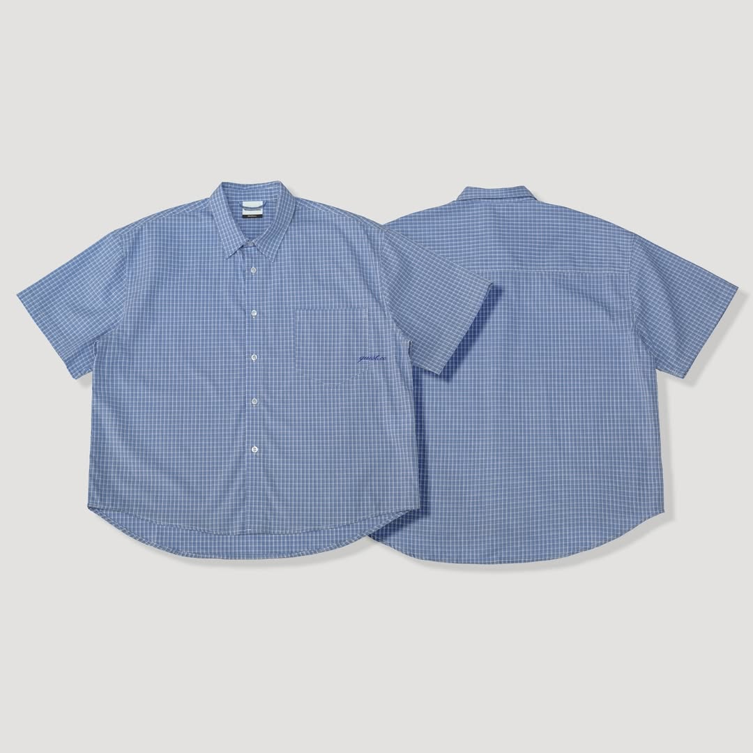台灣品牌 QUEST S/S PLAID SHIRTS