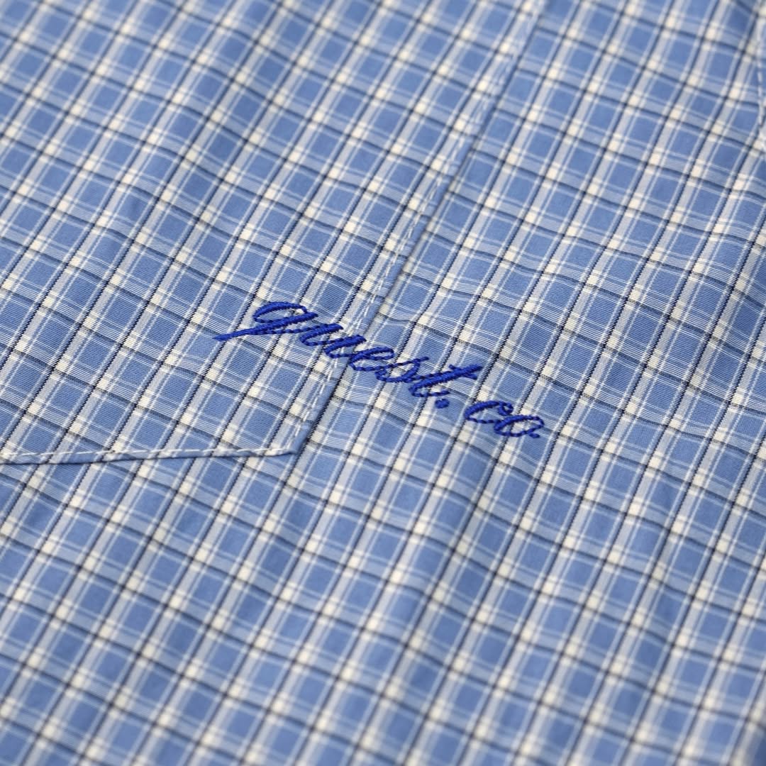 台灣品牌 QUEST S/S PLAID SHIRTS